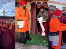 Diljit Dosanjh Visits Monastery, Calls It “One Love”