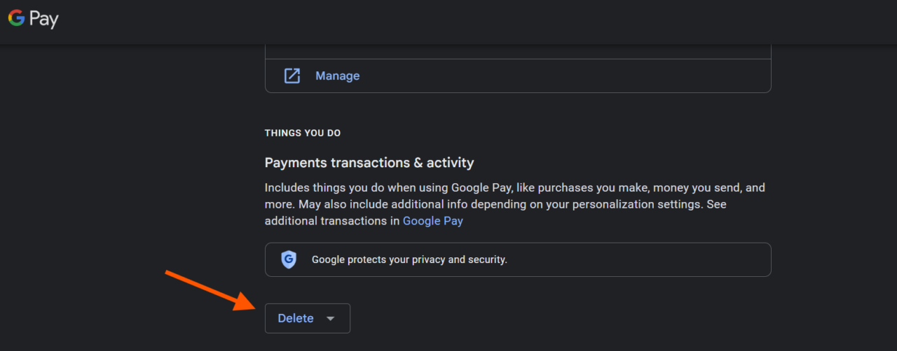 How to Delete Transaction History in Google Pay?